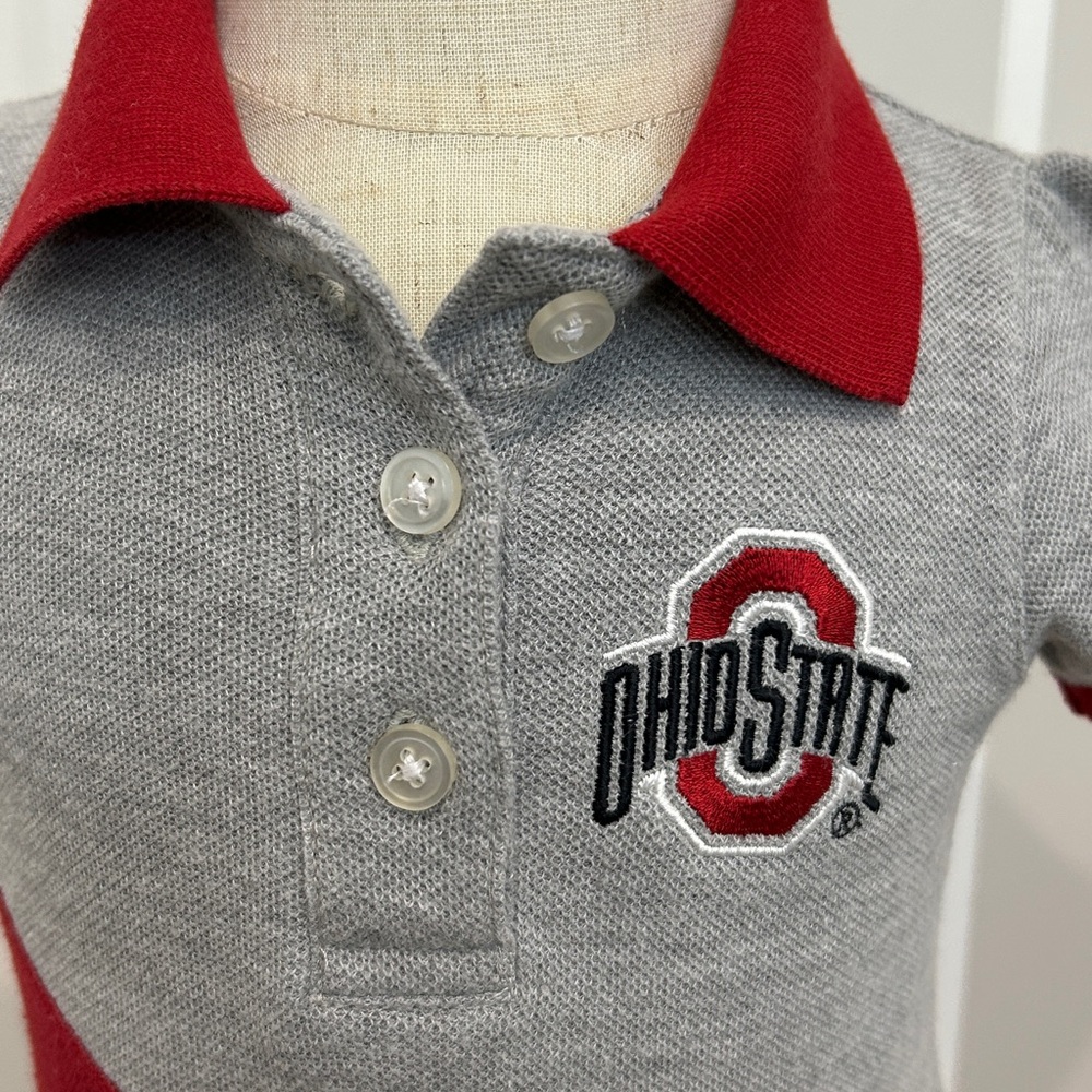 Ohio State Buckeyes Polo Style Dress |Size 18 months - Picture 4 of 9